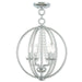 Arabella 4-Light Convertible Mini Chandelier/Ceiling Mount - Lamps Expo