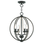 Arabella 4-Light Convertible Mini Chandelier/Ceiling Mount - Lamps Expo