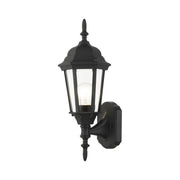 Hamilton Mini 17.25" Outdoor Wall Lantern in Textured Black