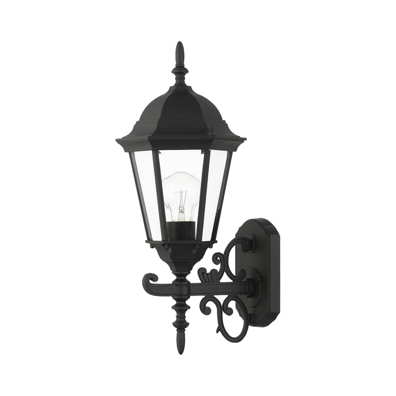 Hamilton Small 19.5" Outdoor Wall Lantern in Textured Black