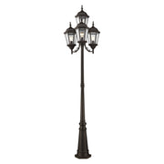 Hamilton 4-Light Outdoor Post Light in Bronze