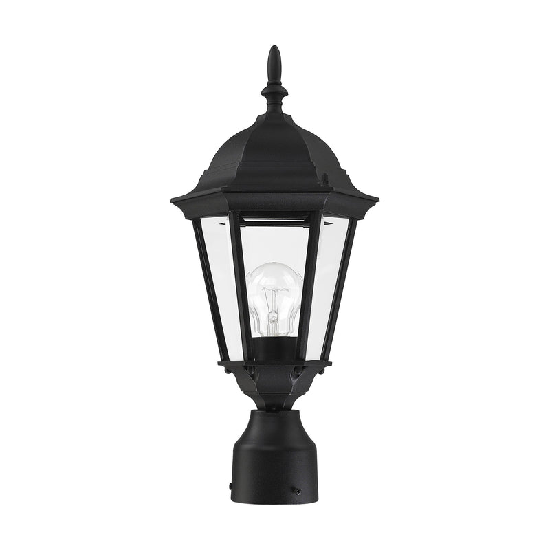 Hamilton Small Outdoor Post Light in Textured Black