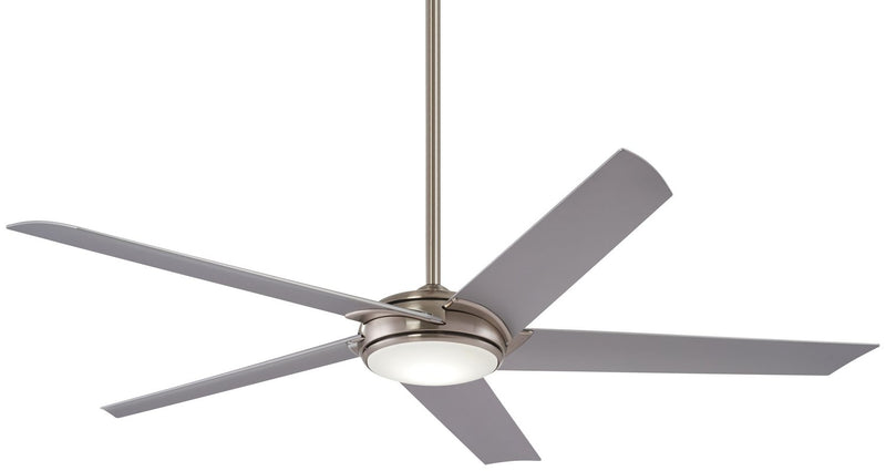 Raptor 60" LED Ceiling Fan in Brushed Nickel / Silver
