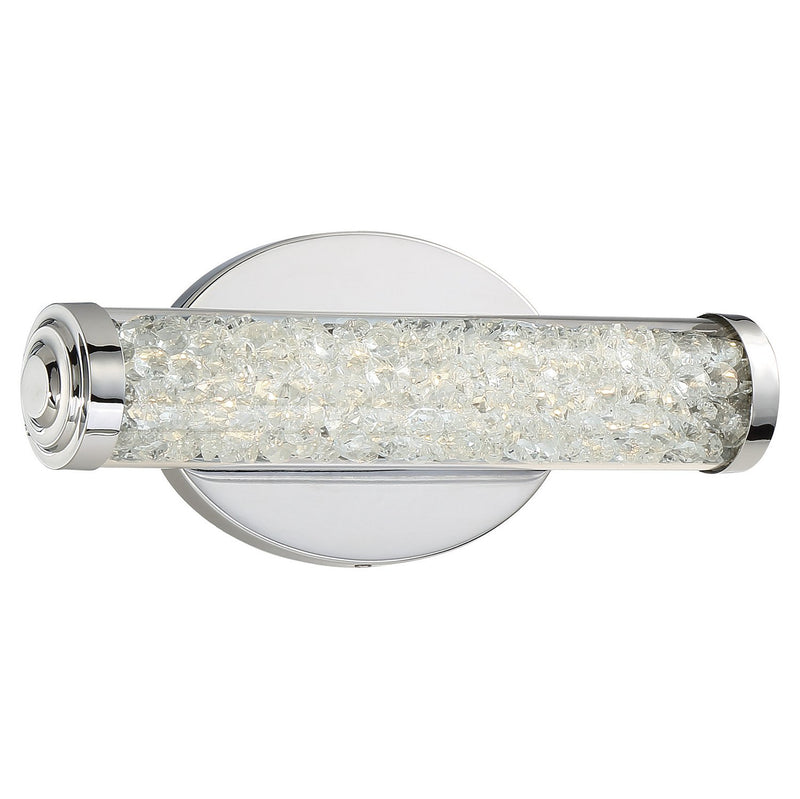 Diamonds 12" LED Bath Vanity Light in Chrome
