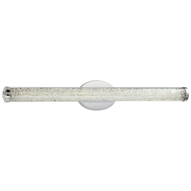Diamonds 32" LED Bath Vanity Light in Chrome