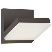 Angle LED Outdoor Wall Sconce in Oil Rubbed Bronze