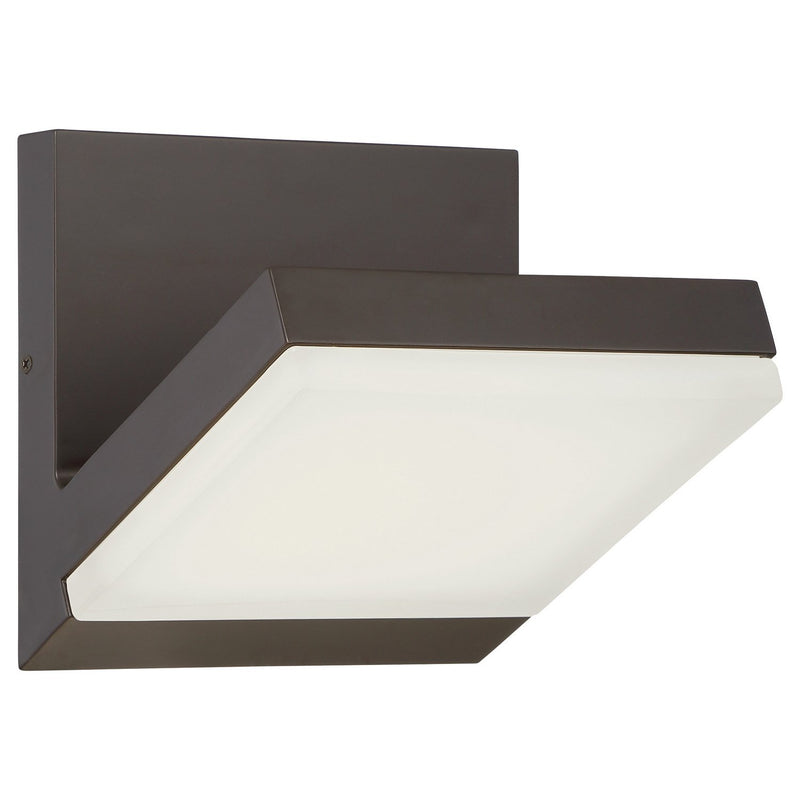 Angle LED Outdoor Wall Sconce in Oil Rubbed Bronze