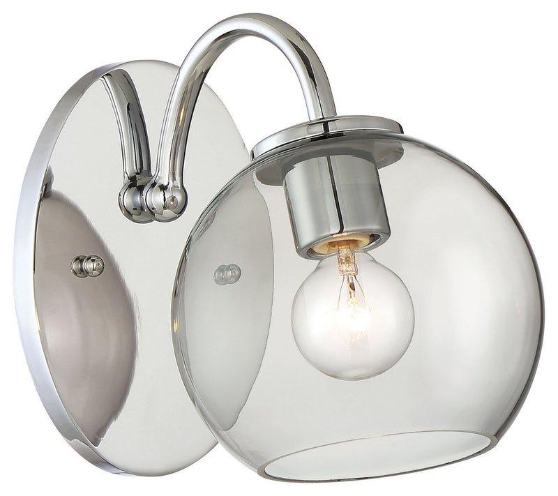 Exposed Bath Sconce in Chrome