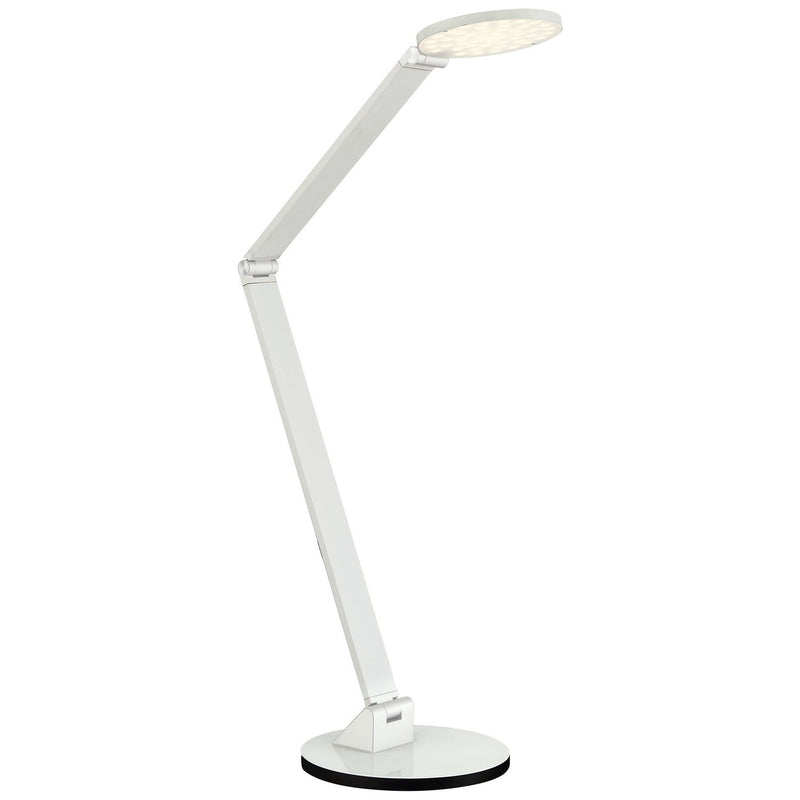 George Kovacs 29" LED Boom Arm Desk Lamp in White