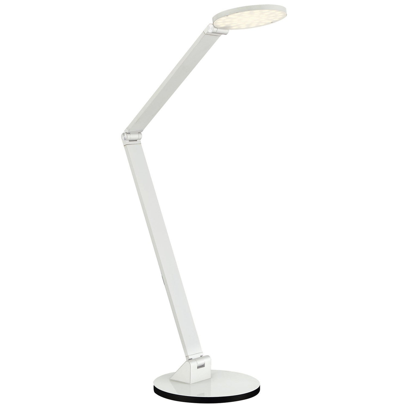 George Kovacs 29" LED Boom Arm Desk Lamp in White