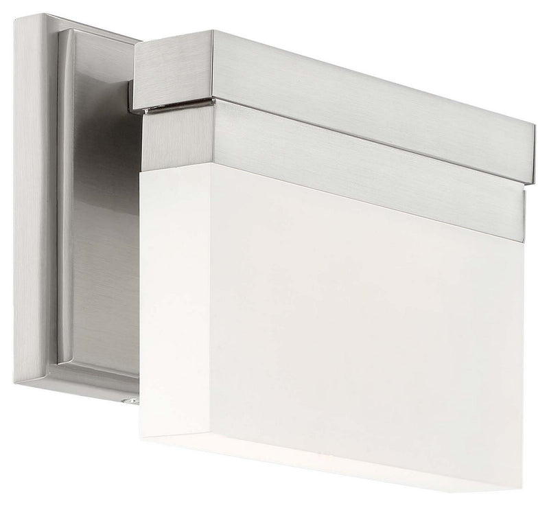 Skinny LED Bath Sconce in Brushed Nickel