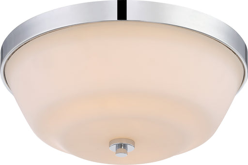 Willow 2-Light Flush Fixture in Polished Nickel
