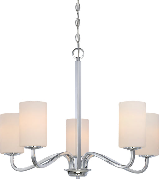 Willow 5-Light Hanging Fixture in Polished Nickel