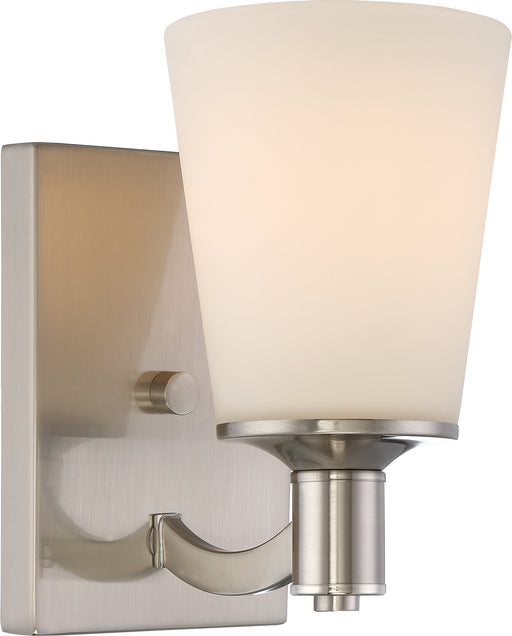 Laguna 1-Light Vanity in Brushed Nickel