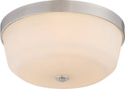 Laguna 3-Light Flush Mount in Brushed Nickel