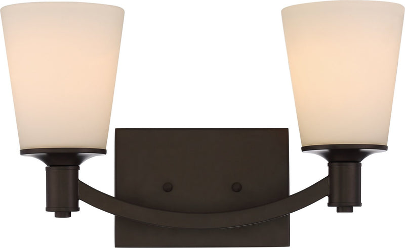 Laguna 2-Light Bath Vanity Light in Forest Bronze