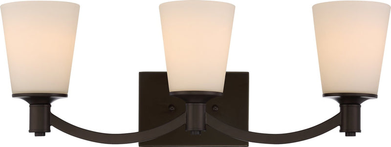 Laguna 3-Light Bath Vanity Light in Forest Bronze