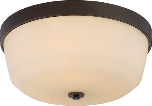 Laguna 3-Light Flush Fixture in Forest Bronze