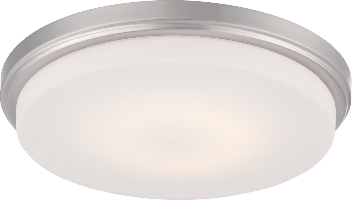 Dale LED Flush in Brushed Nickel