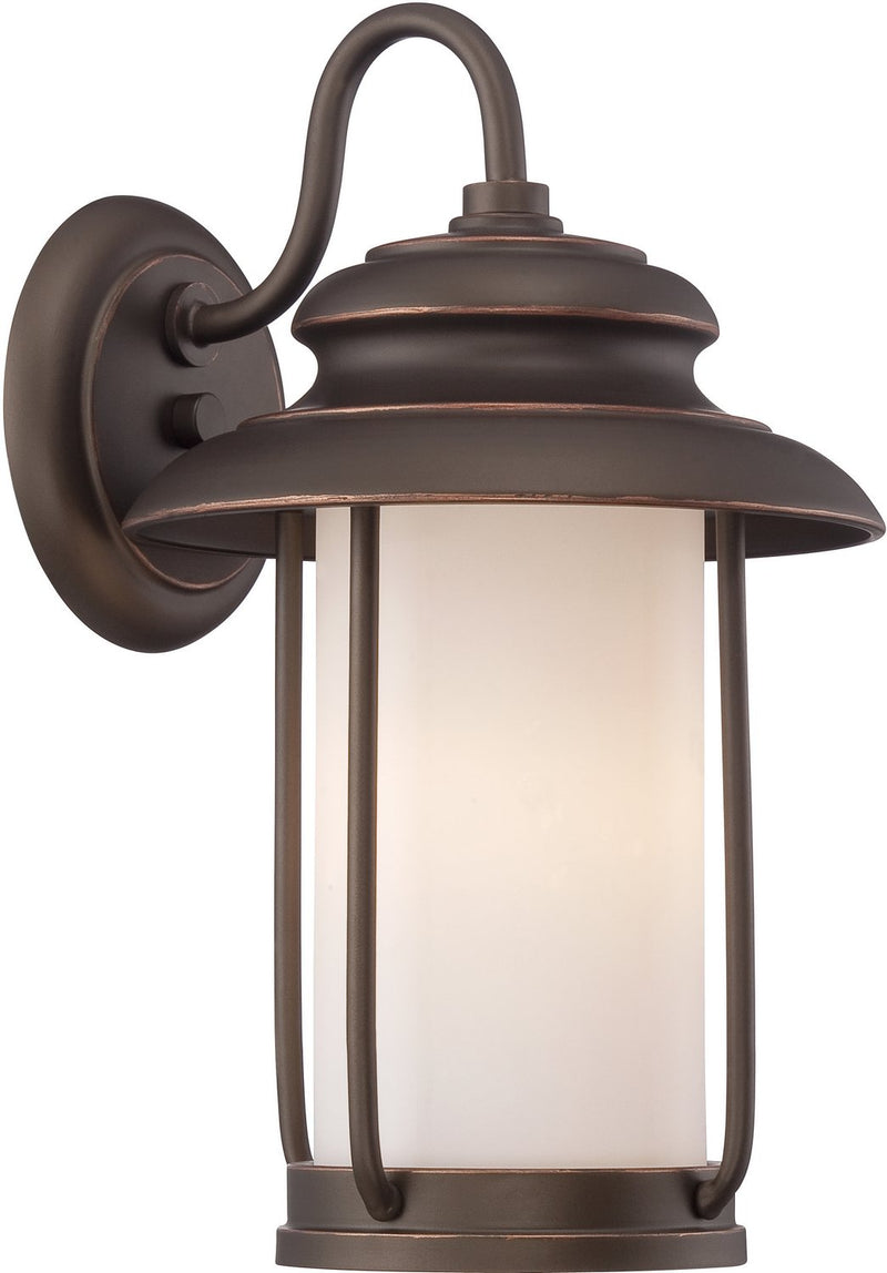 Bethany Small LED Outdoor Wall Lantern in Forest Bronze