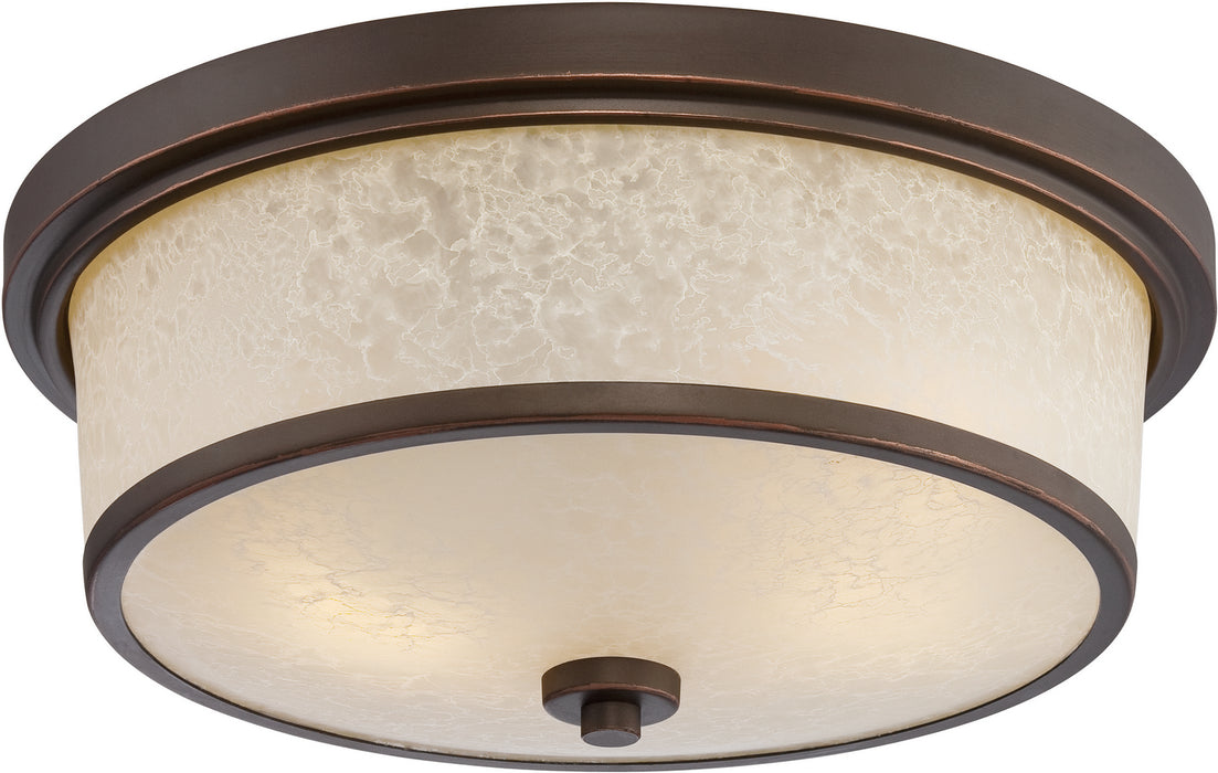 Diego LED Outdoor Flush in Mahogany Bronze