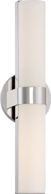 Bond 2-Light 18" LED Bath Vanity Light in Polished Nickel