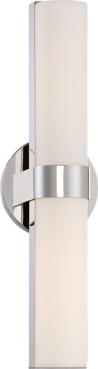 Bond 2-Light 18" LED Bath Vanity Light in Polished Nickel