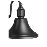 Industrial 16" Extension Outdoor Barn Light in Black