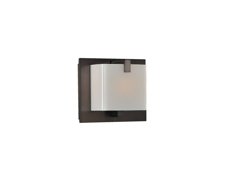 Meridian Bath Sconce in Brushed Black Nickel