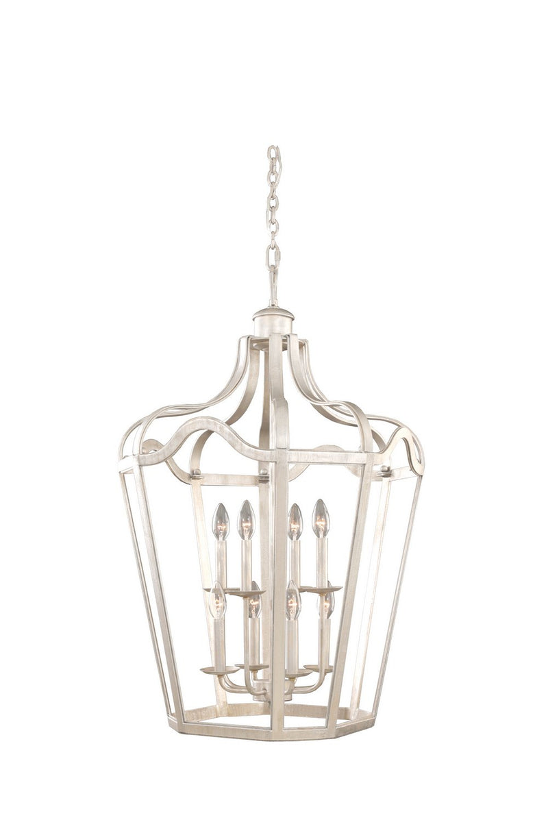 Livingston 8-Light Chandelier in Pearl Silver