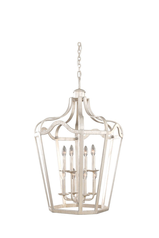 Livingston 8-Light Chandelier in Pearl Silver