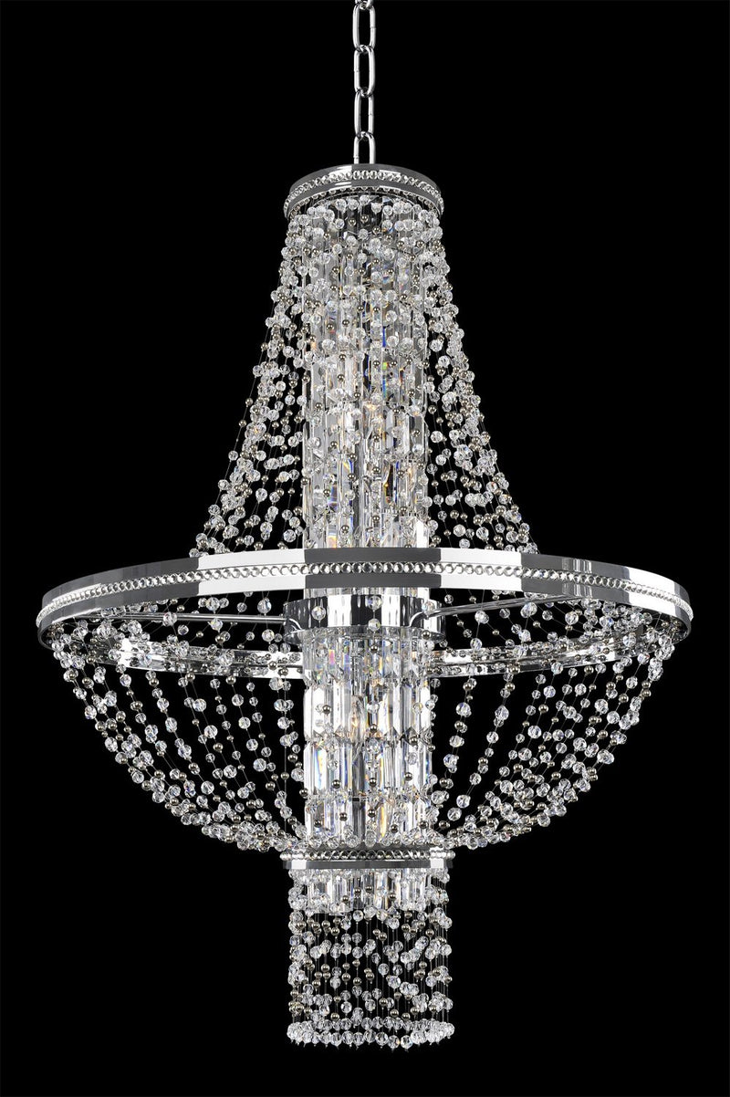 Capri 10-Light Chandelier in Polished Chrome