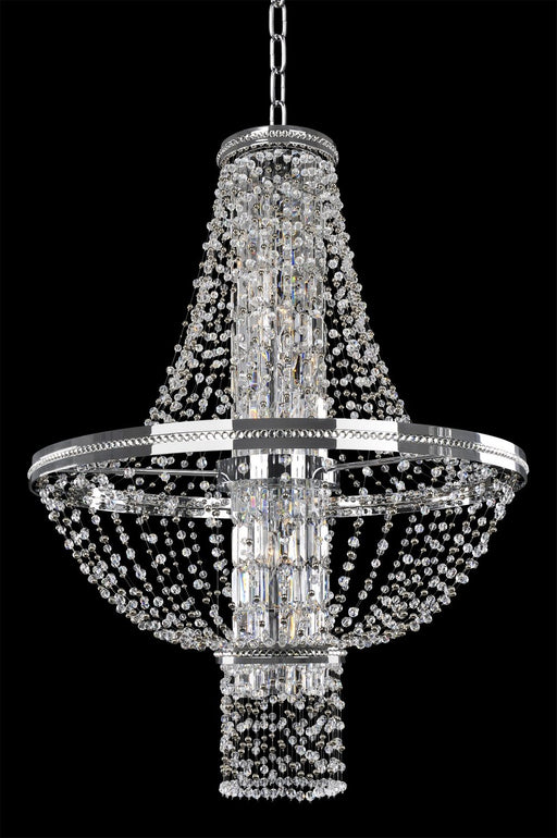 Capri 10-Light Chandelier in Polished Chrome