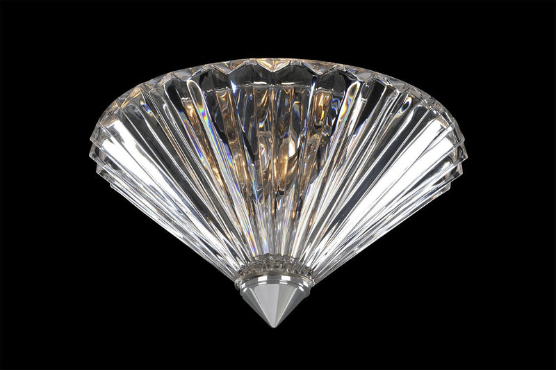 Chauvet 2-Light 10" Flush Mount in Polished Chrome