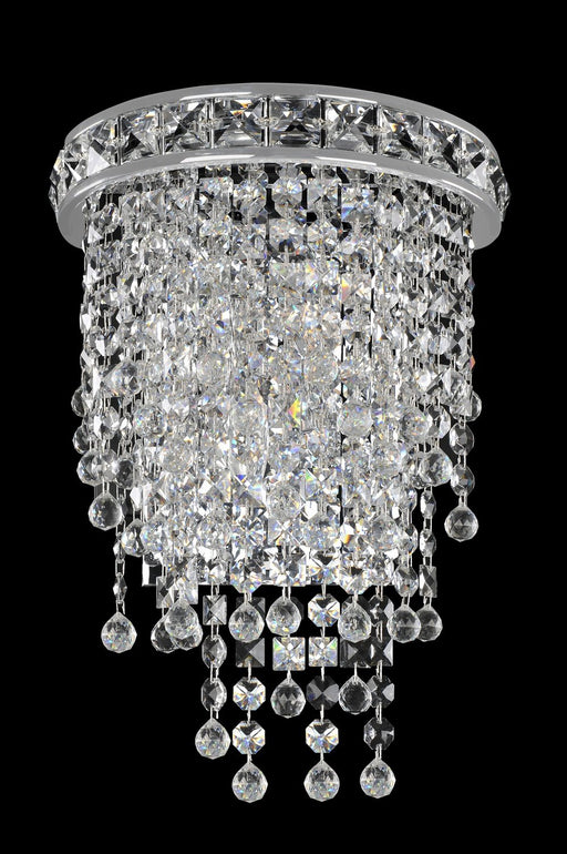 Cascata 2-Light Wall Sconce in Polished Chrome