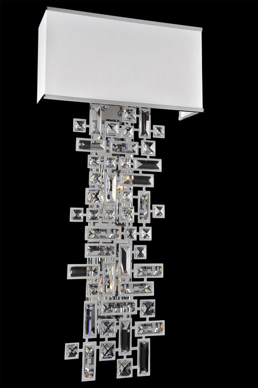 Vermeer 6-Light Wall Sconce in Polished Chrome