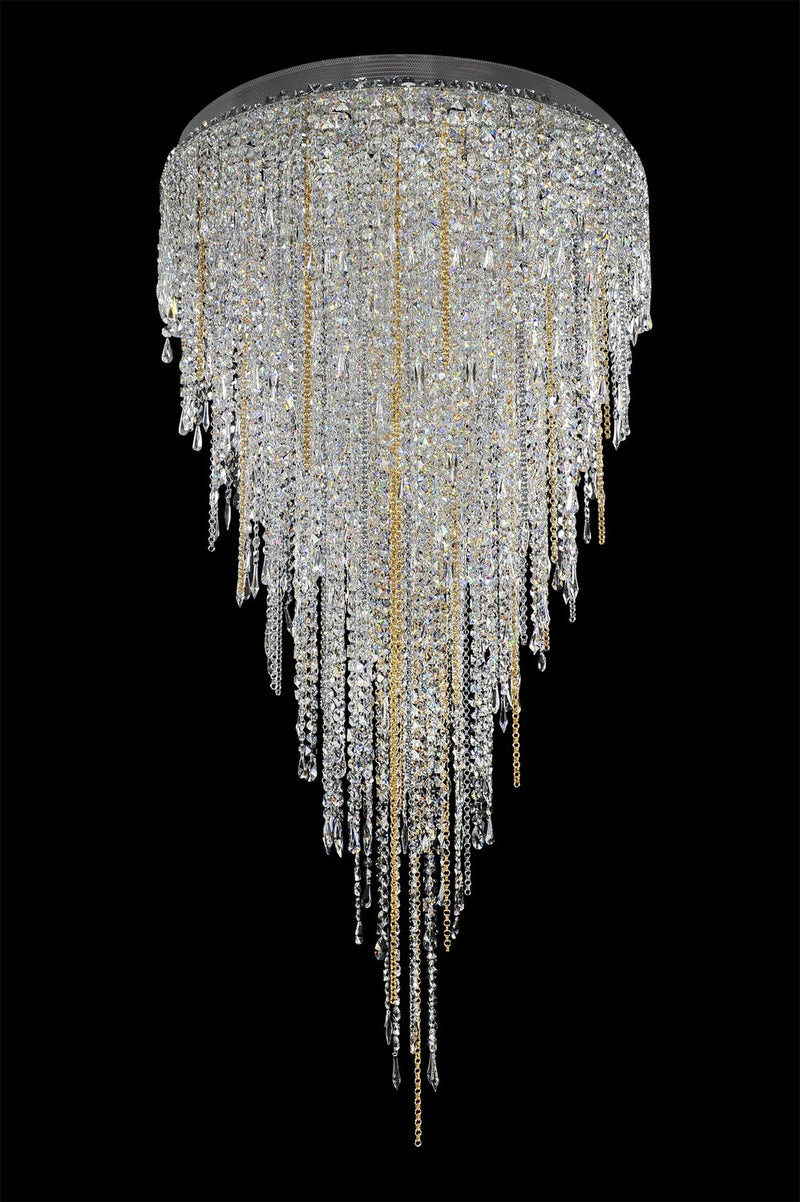 Tenuta 21-Light Pendant in Polished Chrome