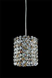 Milieu Cylinder Mini Pendant in Polished Chrome