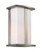 Chime 1-Light Pocket Lantern in Steel with Opal Glass Acrylic Glass