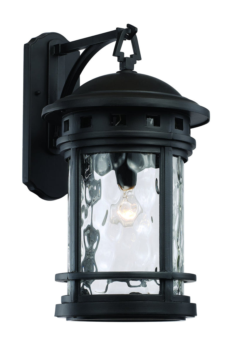 Boardwalk 20" Outdoor Wall Lantern in Black