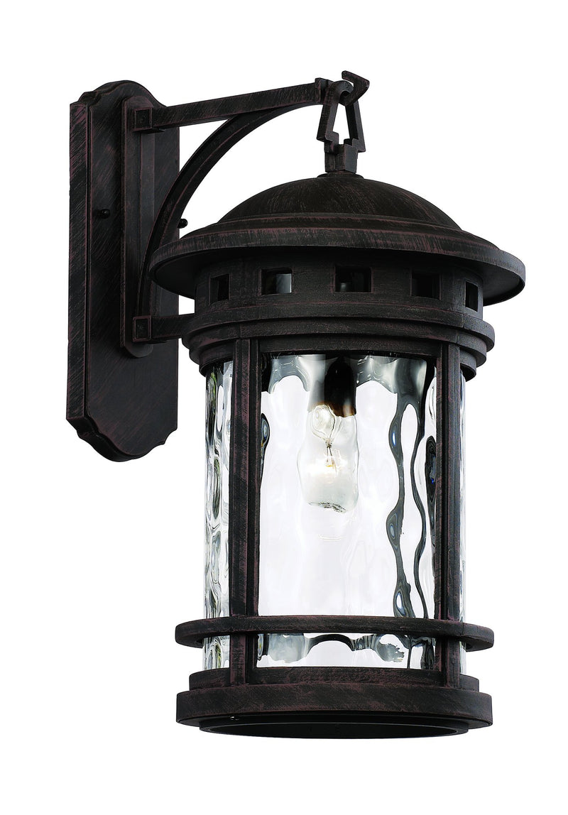 Boardwalk 20" Outdoor Wall Lantern in Rust