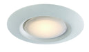 Vanowen 1-Light Flushmount in White with White Frost Glass