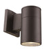 Compact LED Pocket Lantern in Black with Clear Glass