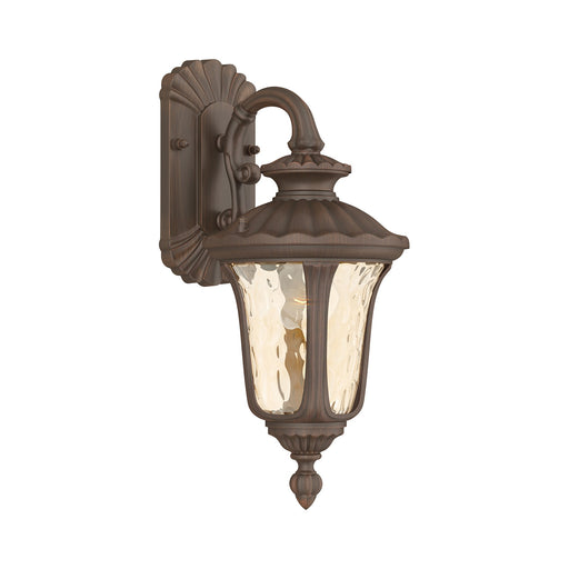 Oxford Small Outdoor Wall Lantern (Down Mount) in Hand Applied Imperial Bronze