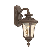 Oxford Small Outdoor Wall Lantern (Down Mount) in Hand Applied Imperial Bronze