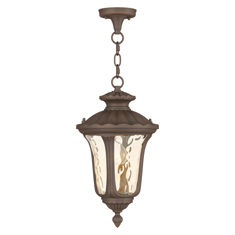 Oxford Medium Outdoor Pendant Lantern in Hand Applied Imperial Bronze