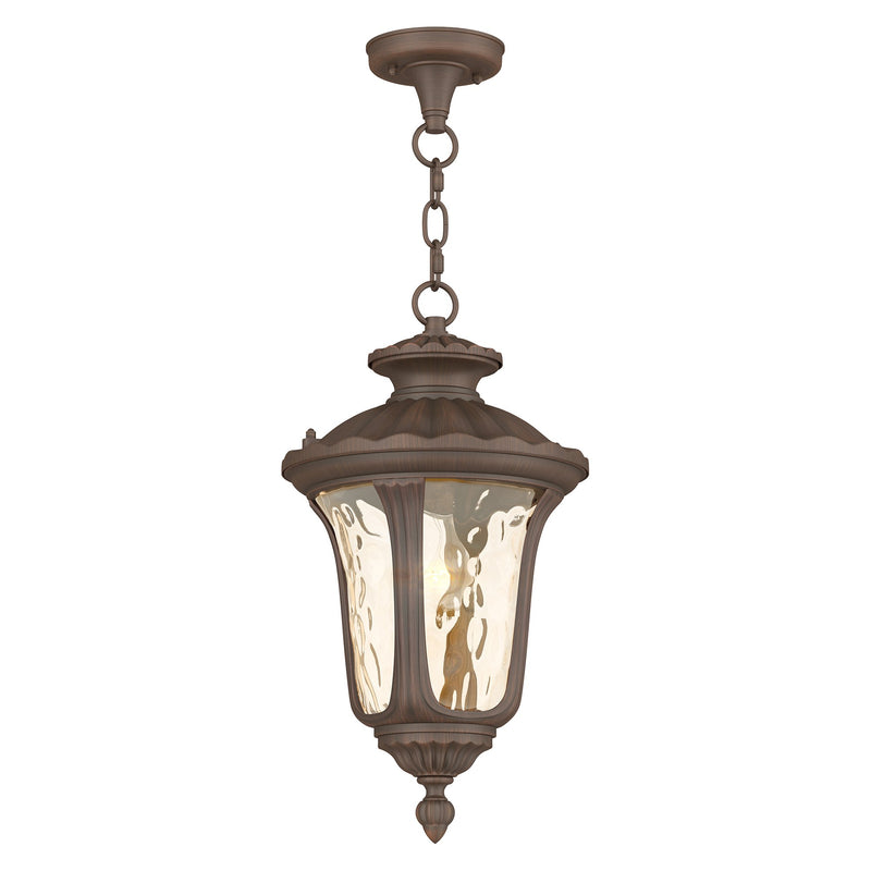 Oxford Medium Outdoor Pendant Lantern in Hand Applied Imperial Bronze