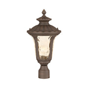 Oxford Medium Outdoor Post Light in Hand Applied Imperial Bronze