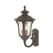 Oxford 3-Light Large Outdoor Wall Lantern (Up Mount) in Hand Applied Imperial Bronze