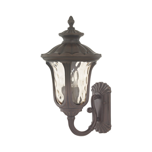 Oxford 3-Light Large Outdoor Wall Lantern (Up Mount) in Hand Applied Imperial Bronze